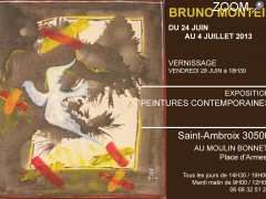 foto di BRUNO MONTEIL EXPOSITION PEINTURES CONTEMPORAINES SAINT-AMBROIX 30500